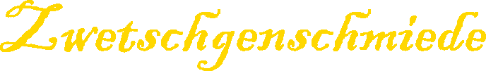 Bild: Logo Zwetschgenschmiede. 